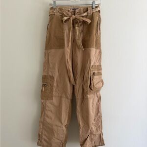 Abercrombie & Fitch Tan Wide Leg Pants